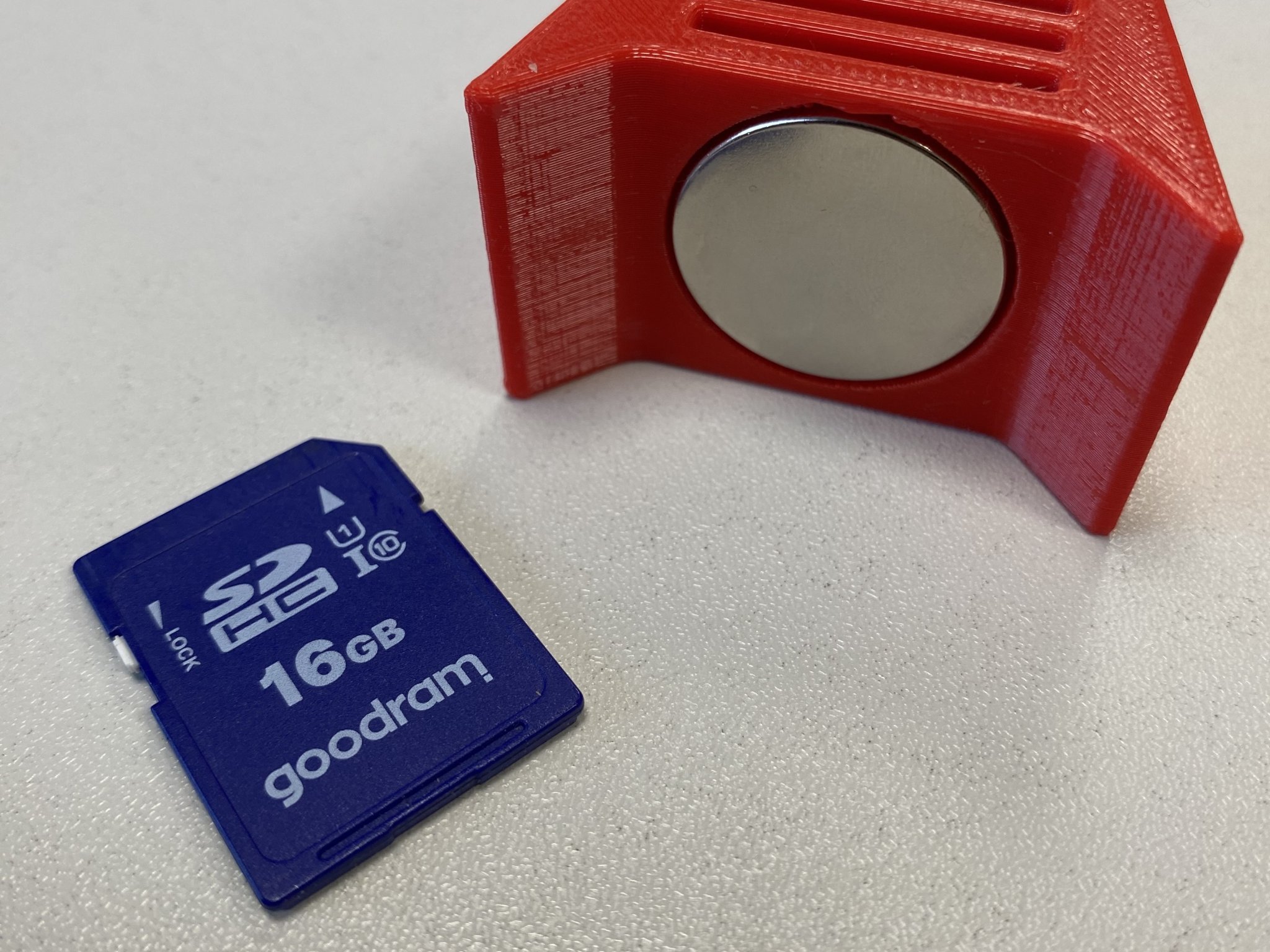 Giá đỡ thẻ SD nam châm cho vỏ máy Prusa gốc