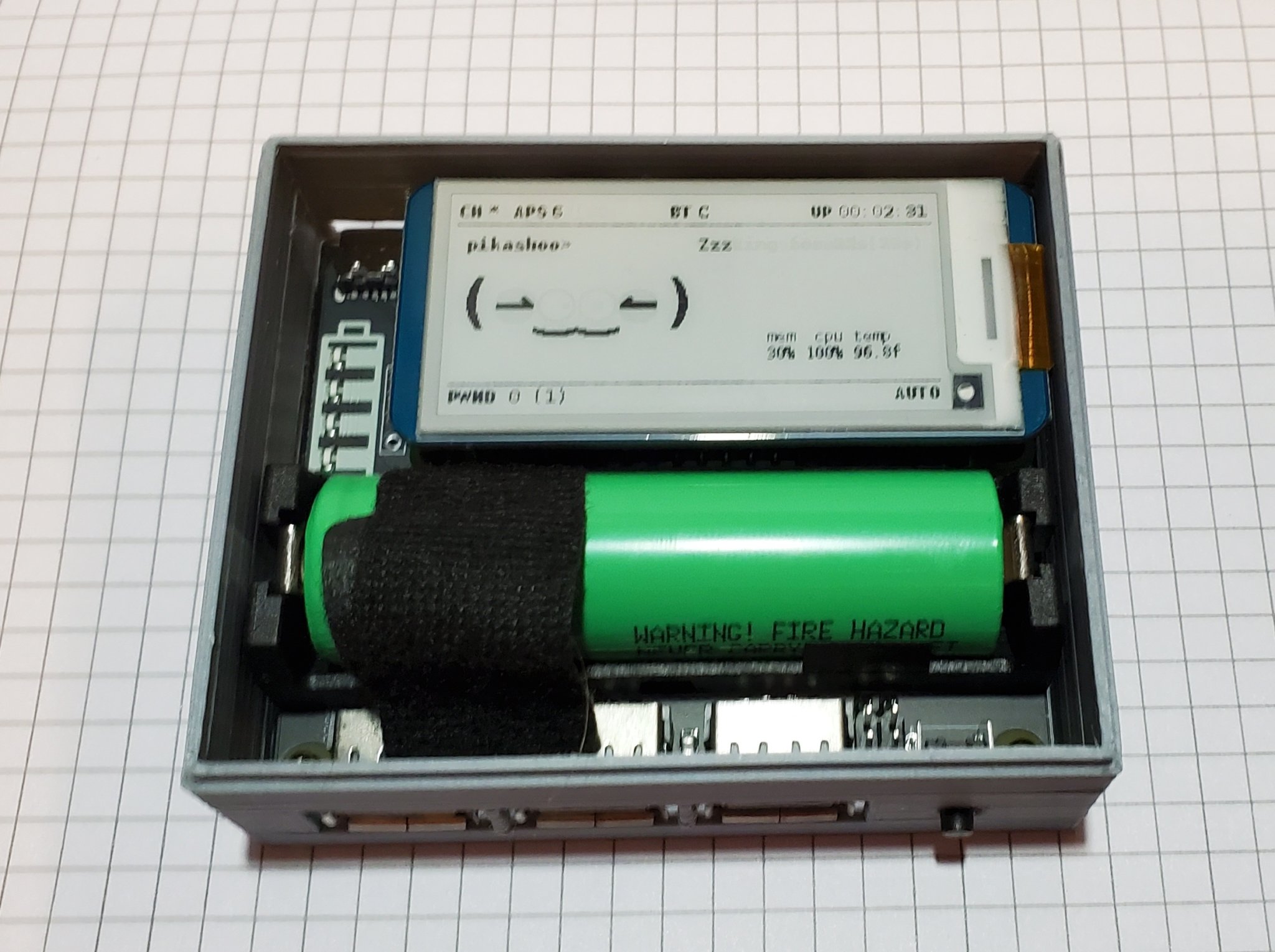 Vỏ bảo vệ cho Geekworm X306 UPS shield và RPi Zero W