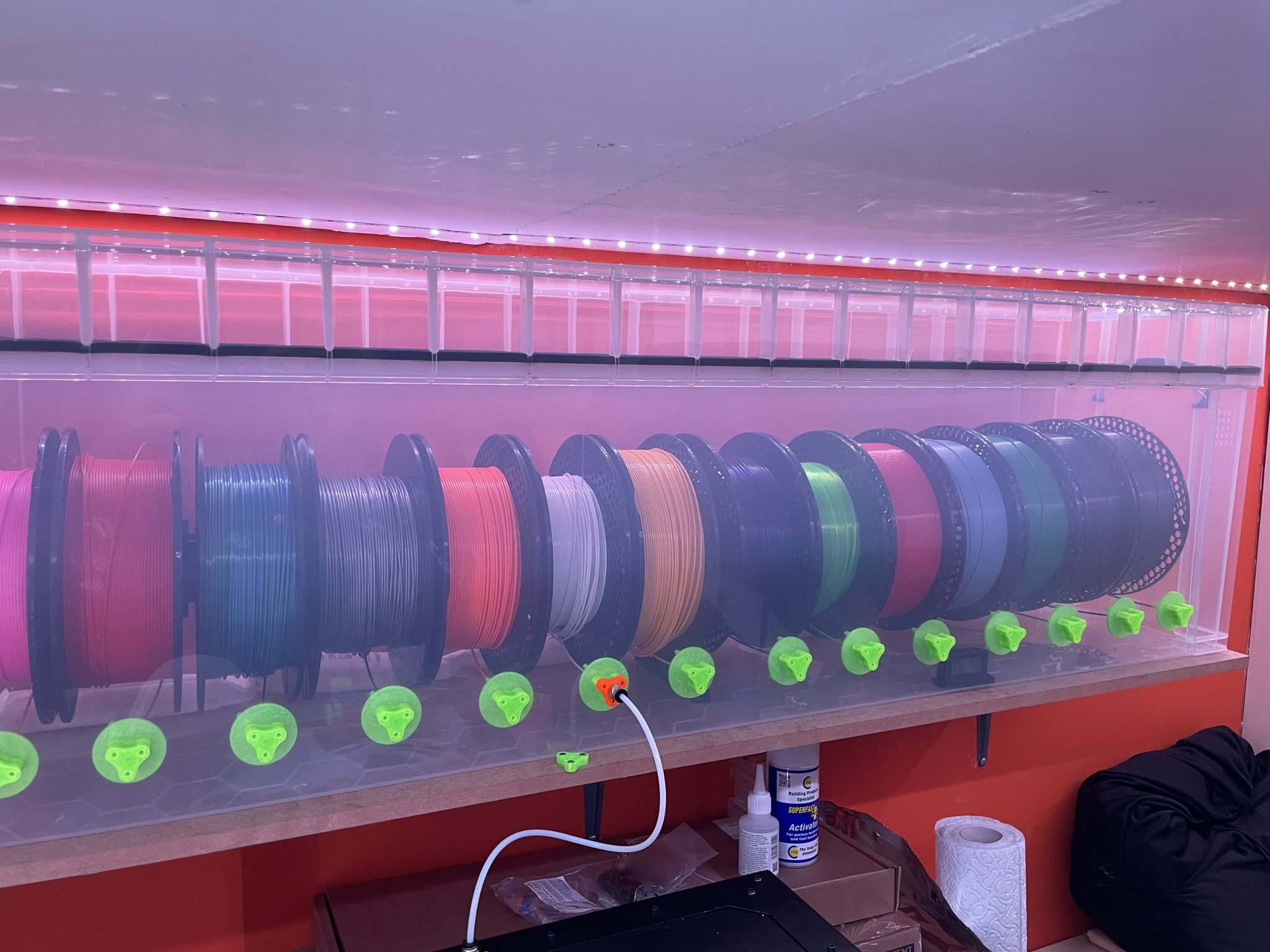 Bảng ngăn từ tính cho hộp khô filament