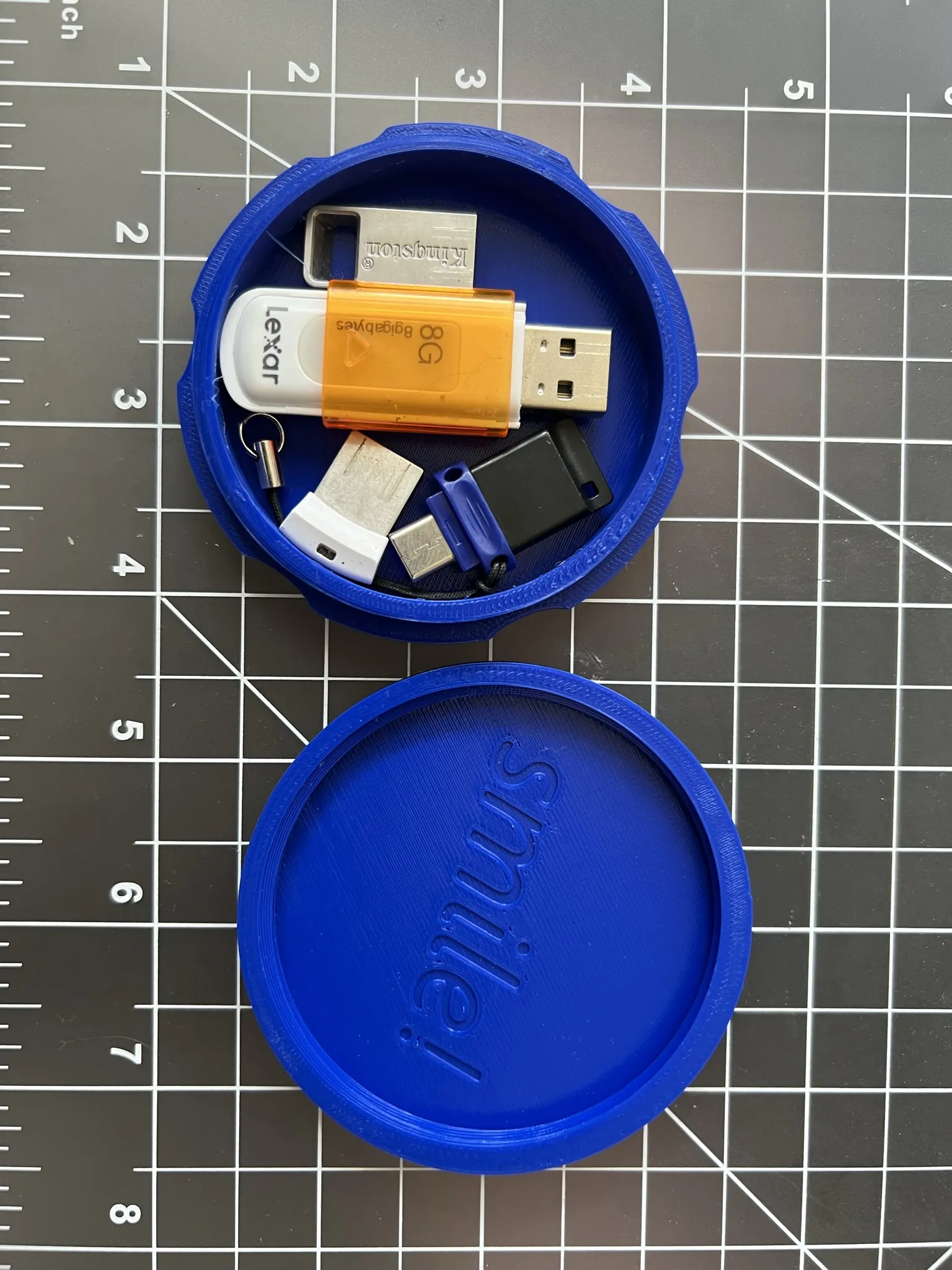 Hộp chứa USB và đồ vật nhỏ tiện lợi 3 inch