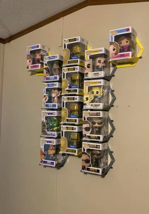 Giá đỡ hiển thị Funko Pop treo tường hình lục giác