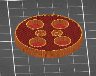 Bảng gắn 45mm với nam châm cho thiết bị như camera, cảm biến