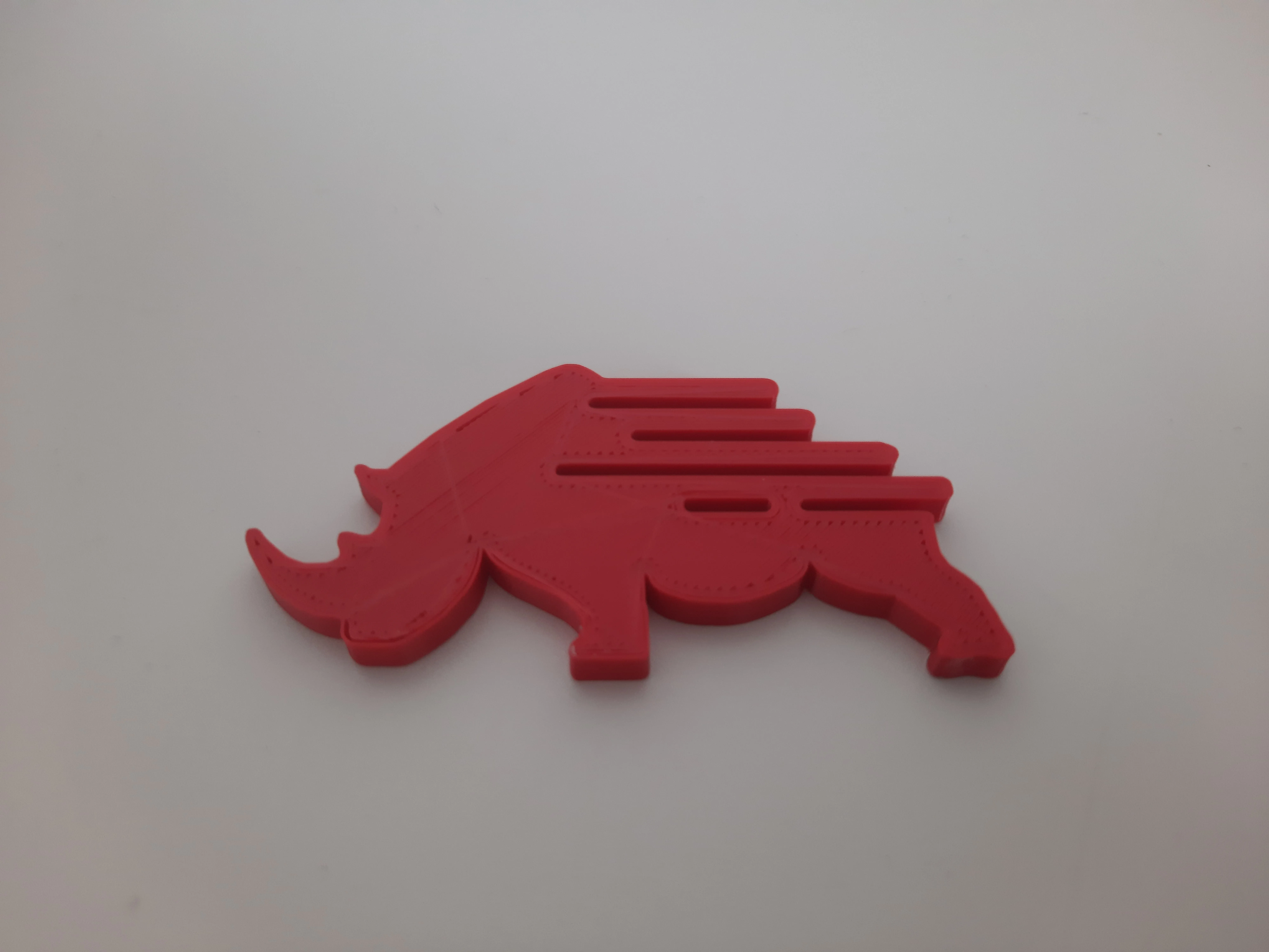 Logo tê giác Wanhao Pháp với 3 kích thước khác nhau