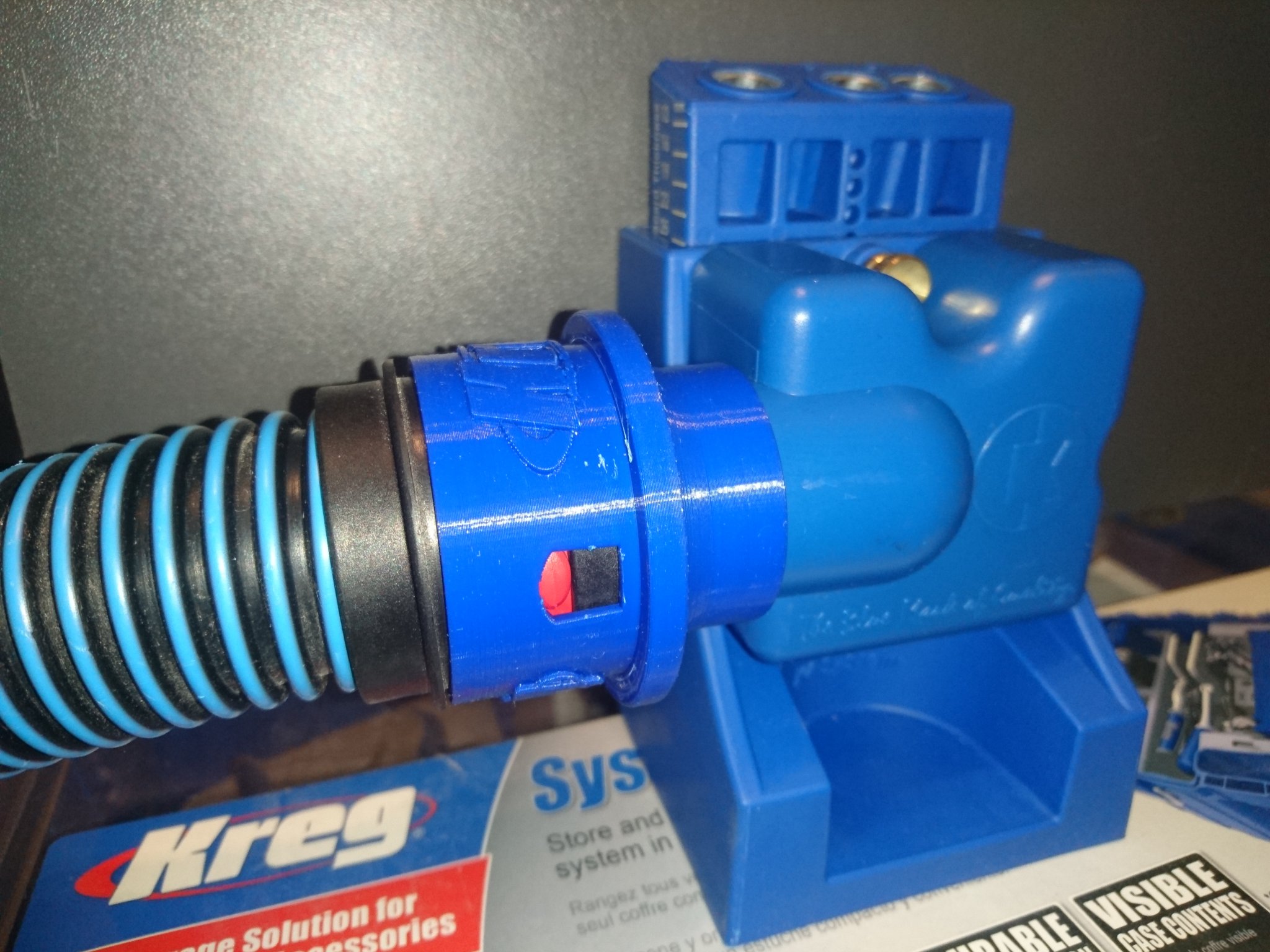 Bộ chuyển đổi cổng thu bụi KREG cho ống BOSCH "click and clean