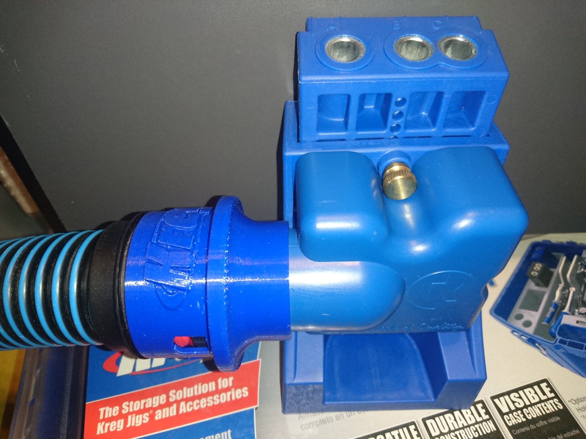 Bộ chuyển đổi cổng thu bụi KREG cho ống BOSCH "click and clean