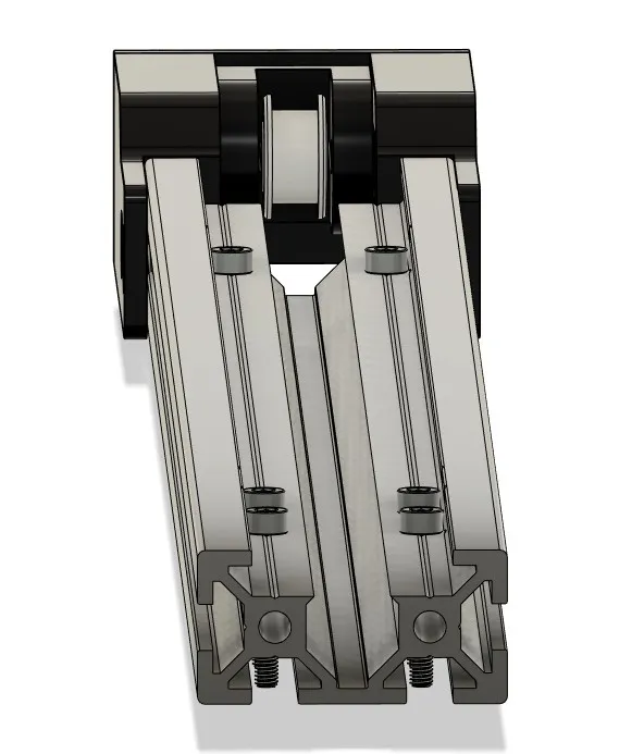 Giá đỡ và bộ điều chỉnh cho dây đai 12mm với thanh ray tuyế...