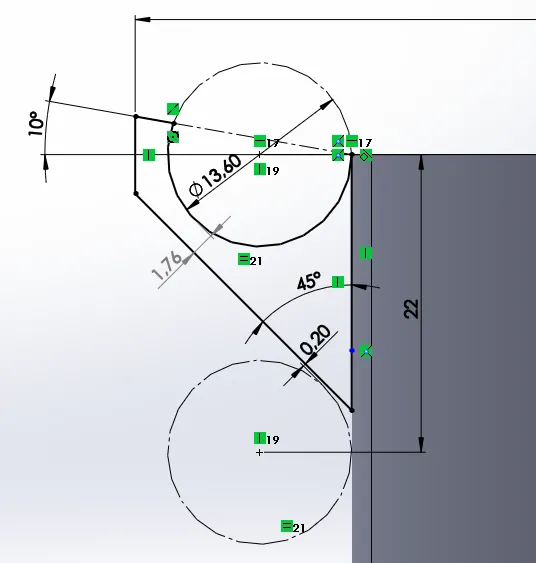 Giá đỡ bút hình đường đua bi marble 13.2mm