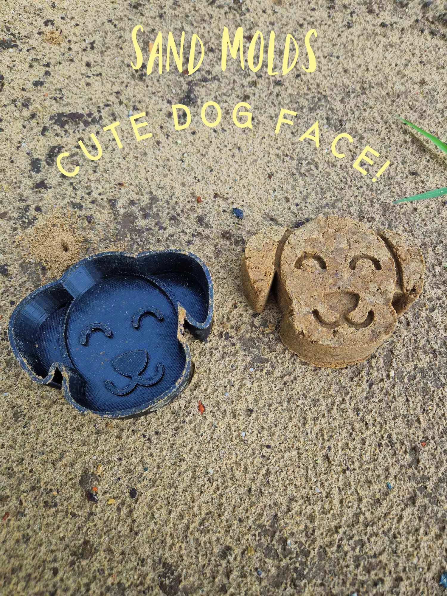 Khuôn cát chó và mèo dễ thương