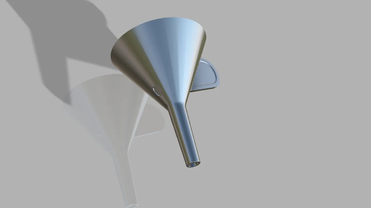 Phễu với lỗ thông hơi tích hợp để đổ chai nhanh chóng