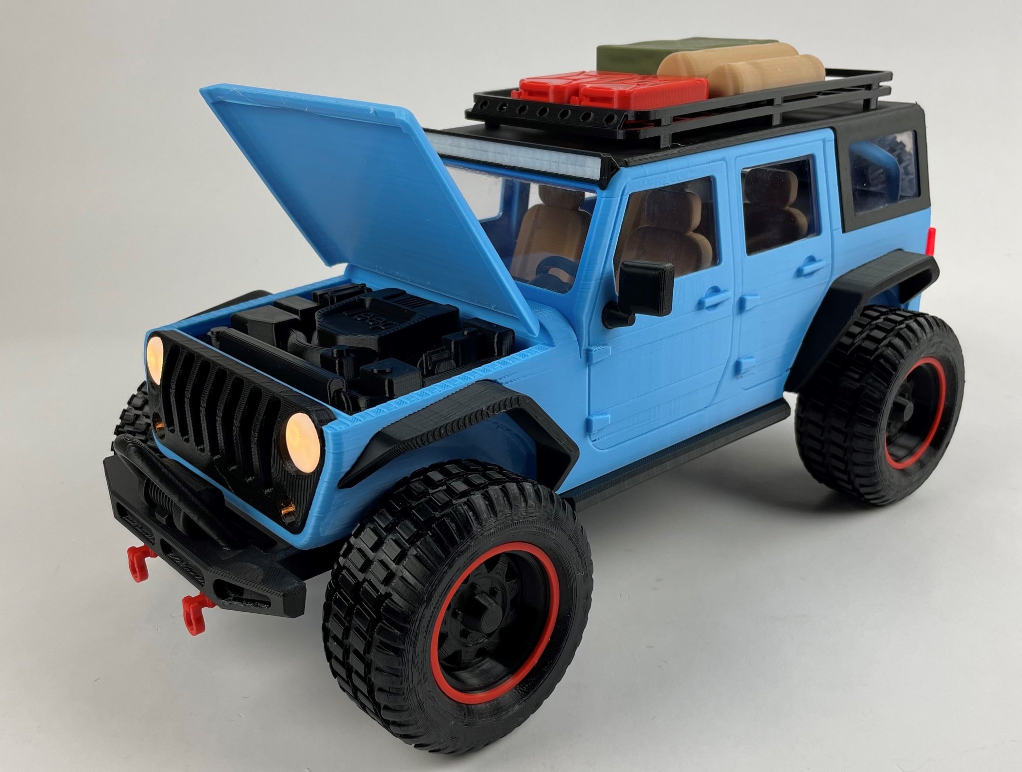 JEEP WRANGLER TỶ LỆ 1:12 VỚI MÁI CHE CÓ THỂ THÁO RỜI