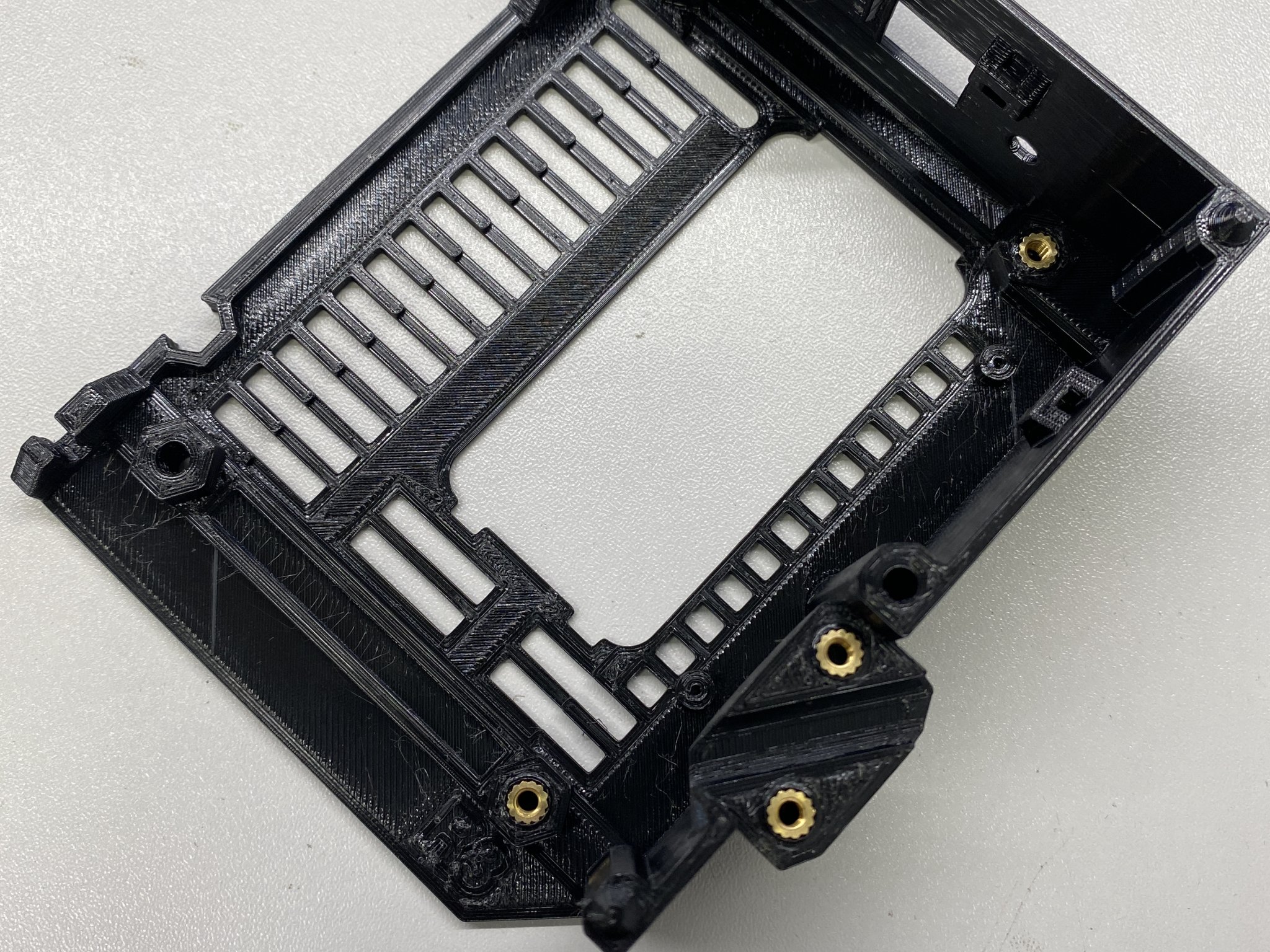 Cơ sở và cửa Einsy cho Prusa MK3S+ với chèn nhiệt M3