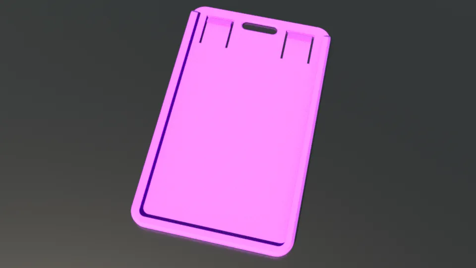 Giá đỡ thẻ ID không cần hỗ trợ, in ngay trên bàn xây dựng