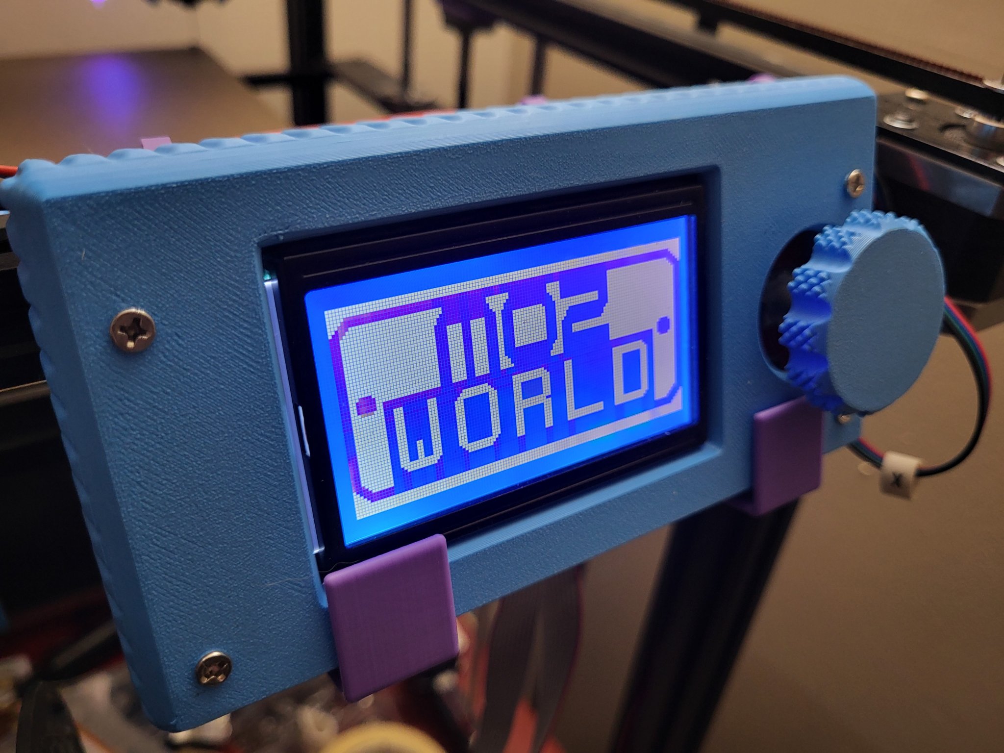 Vỏ điều khiển cầm tay Tronxy RepRapDiscount Smart Controller với núm điều khiển có rãnh và màn hình