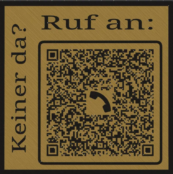 Biển báo quét mã QR bằng điện thoại với nam châm 10x2mm