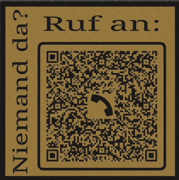 Biển báo quét mã QR bằng điện thoại với nam châm 10x2mm