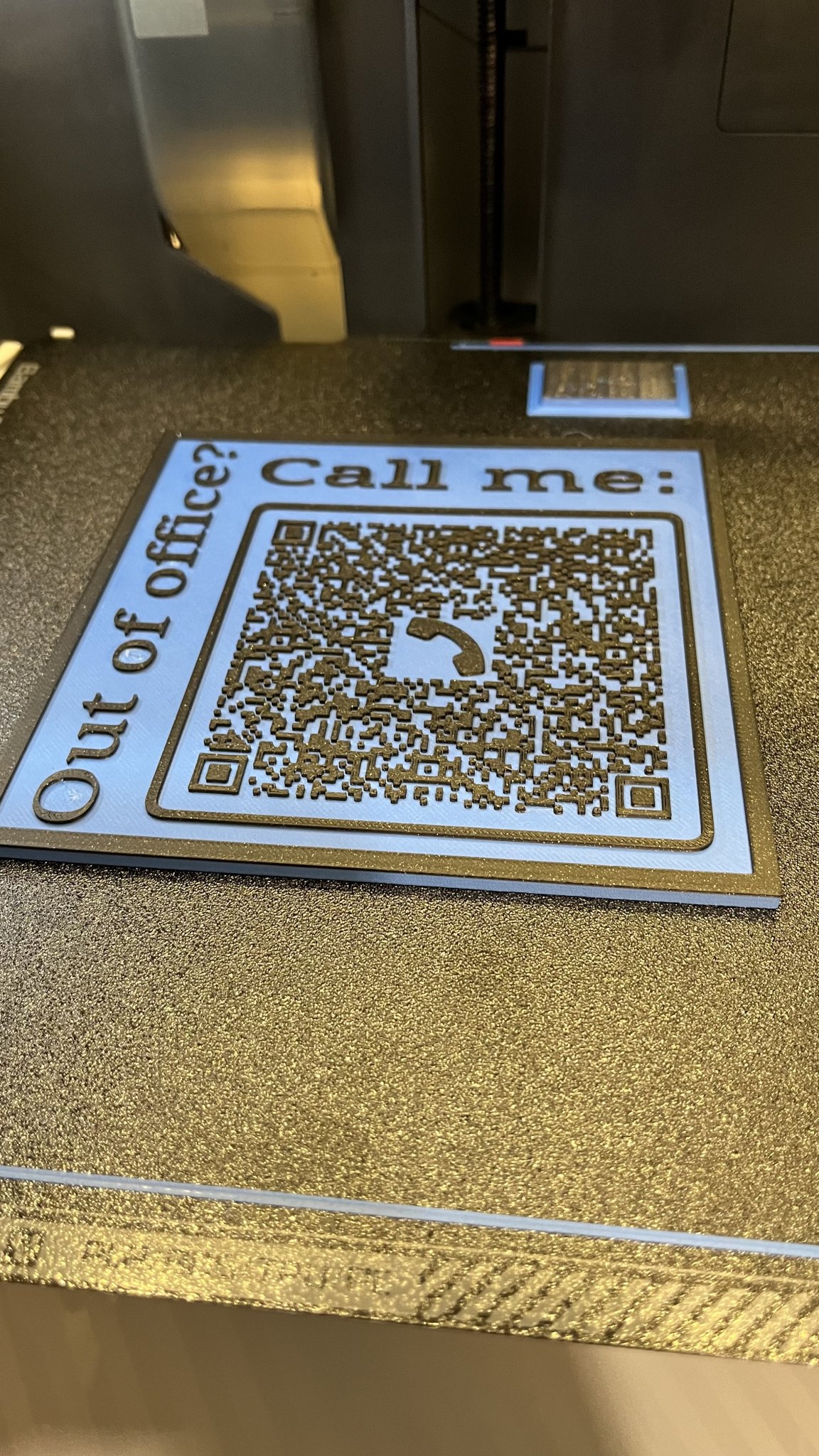 Biển báo quét mã QR bằng điện thoại với nam châm 10x2mm