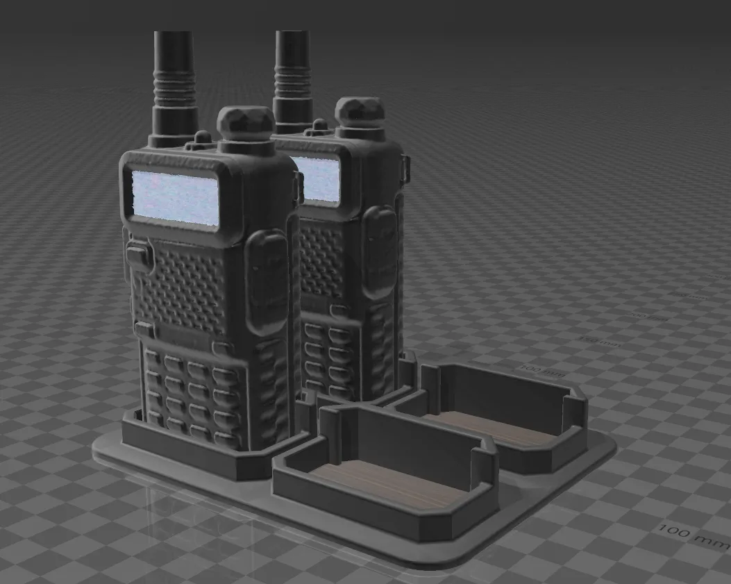 Giá đỡ lưu trữ cho 4 bộ đàm Baofeng