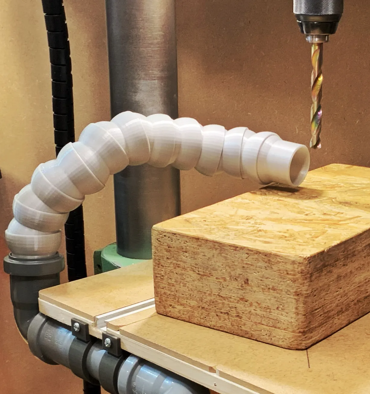 Ống hút chân không linh hoạt 40mm cho máy hút bụi ShopVac