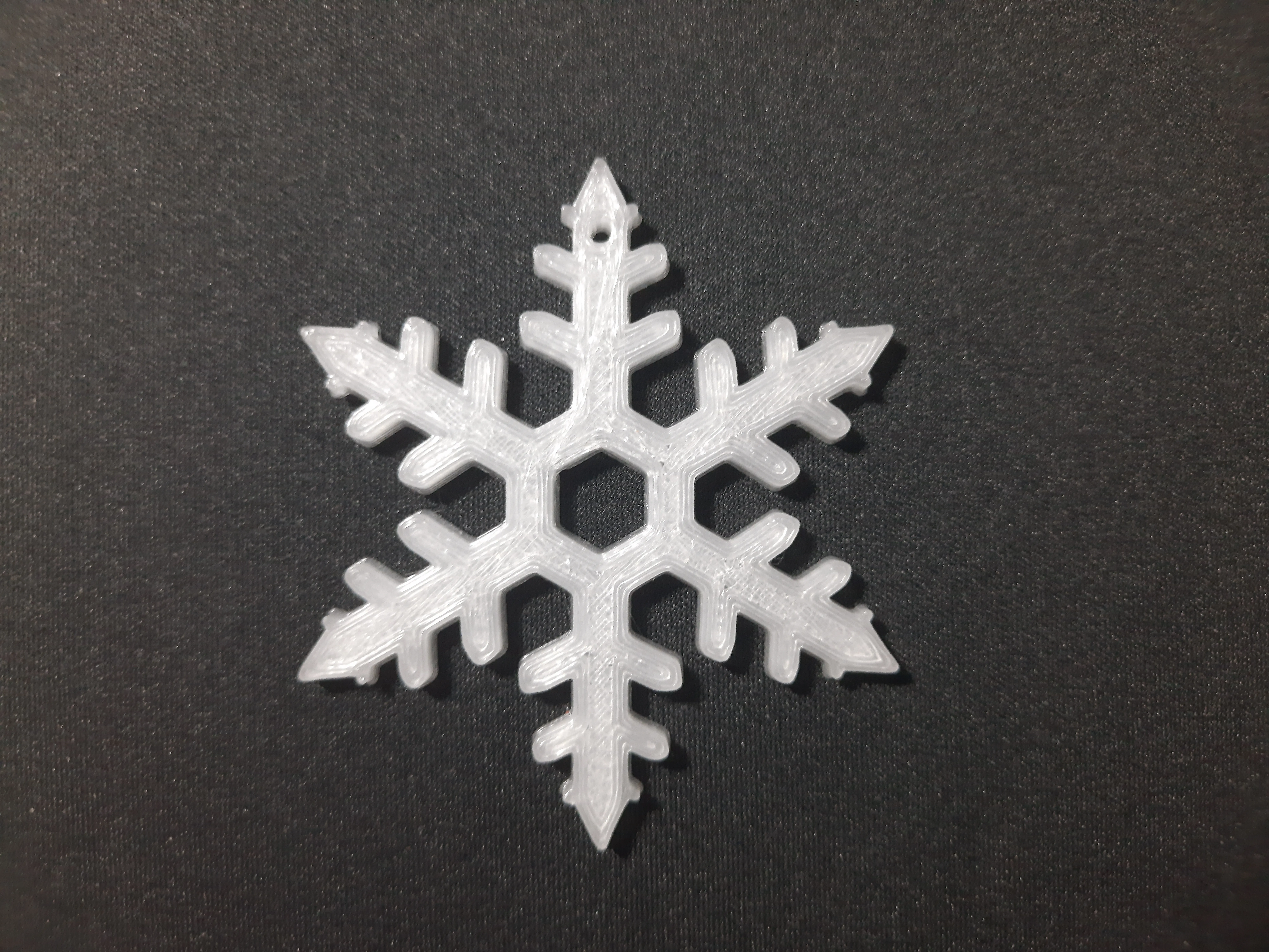 Đồ trang trí giáng sinh hình bông tuyết in 3D