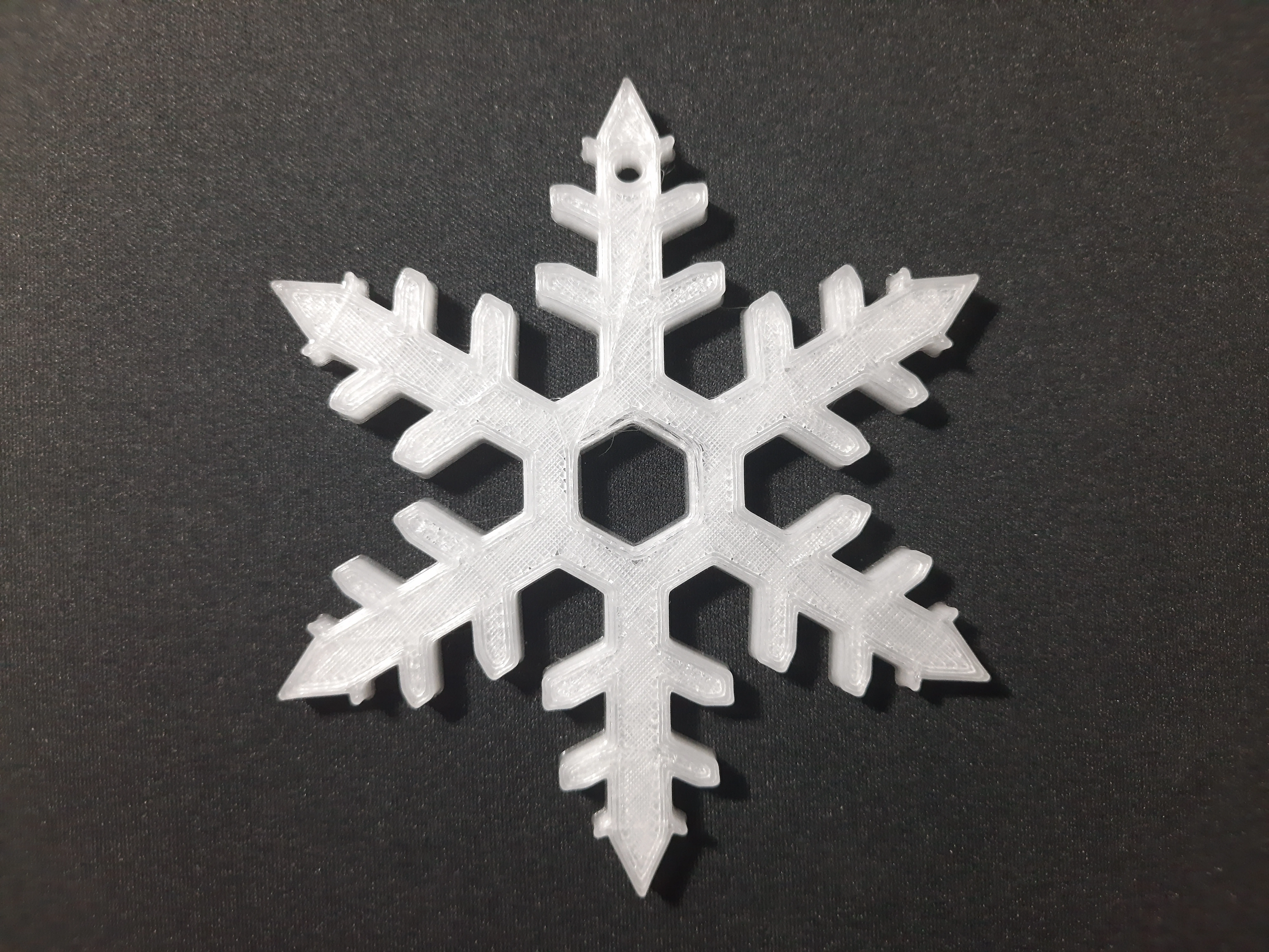 Đồ trang trí giáng sinh hình bông tuyết in 3D