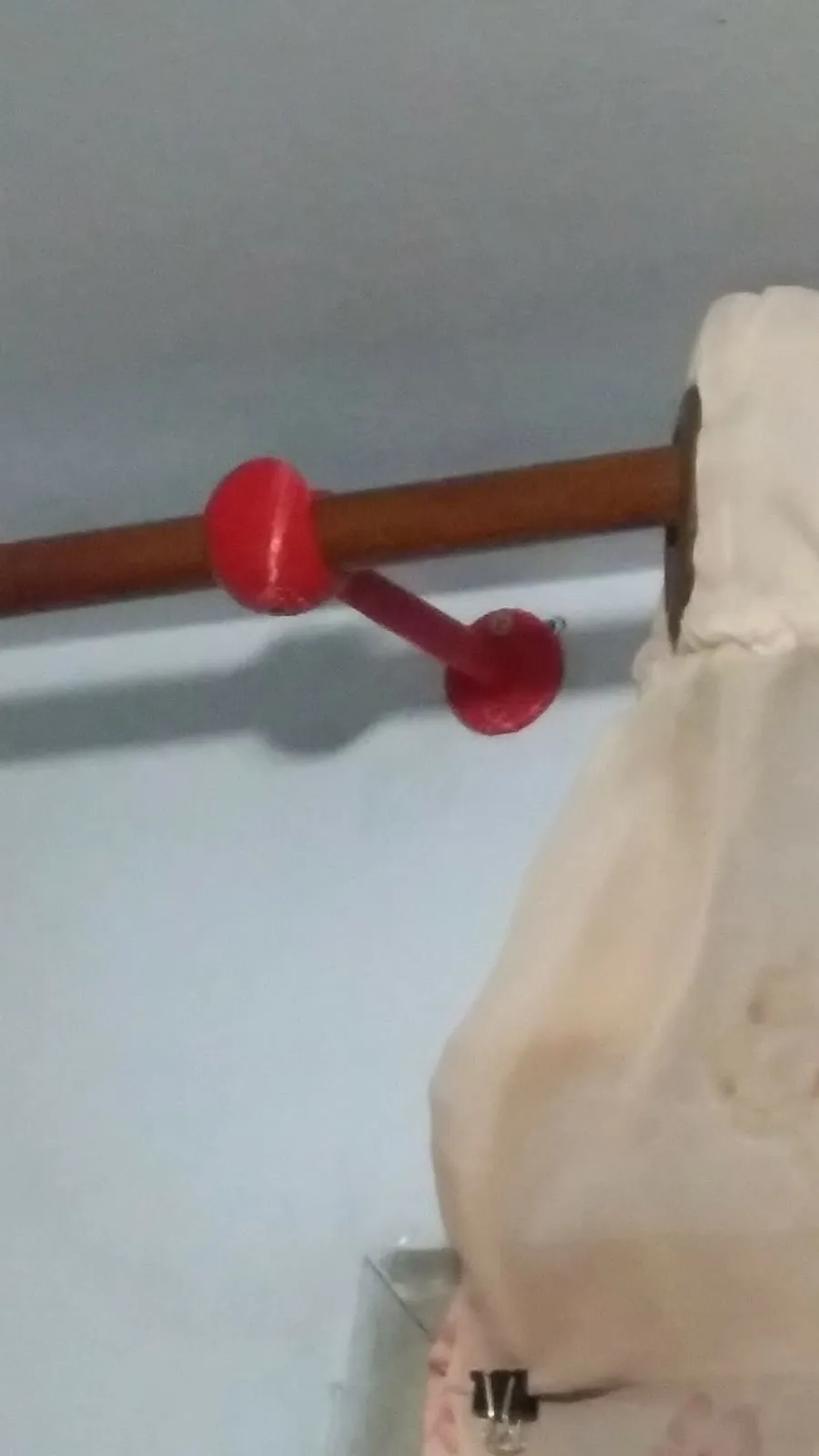 Giá đỡ cho thanh rèm cửa bằng nhựa ABS