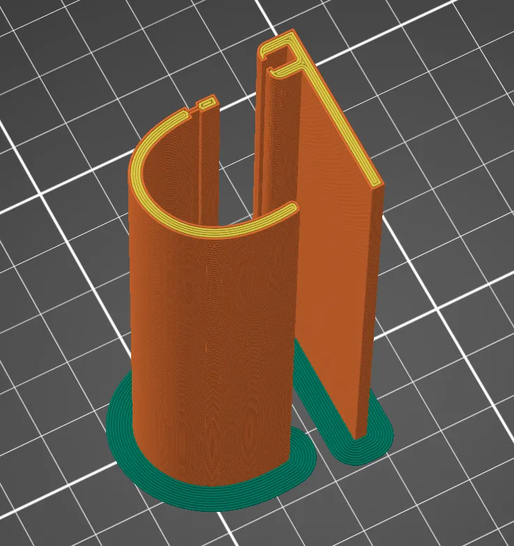 Giá đỡ giấy treo tường in 3D hoàn toàn