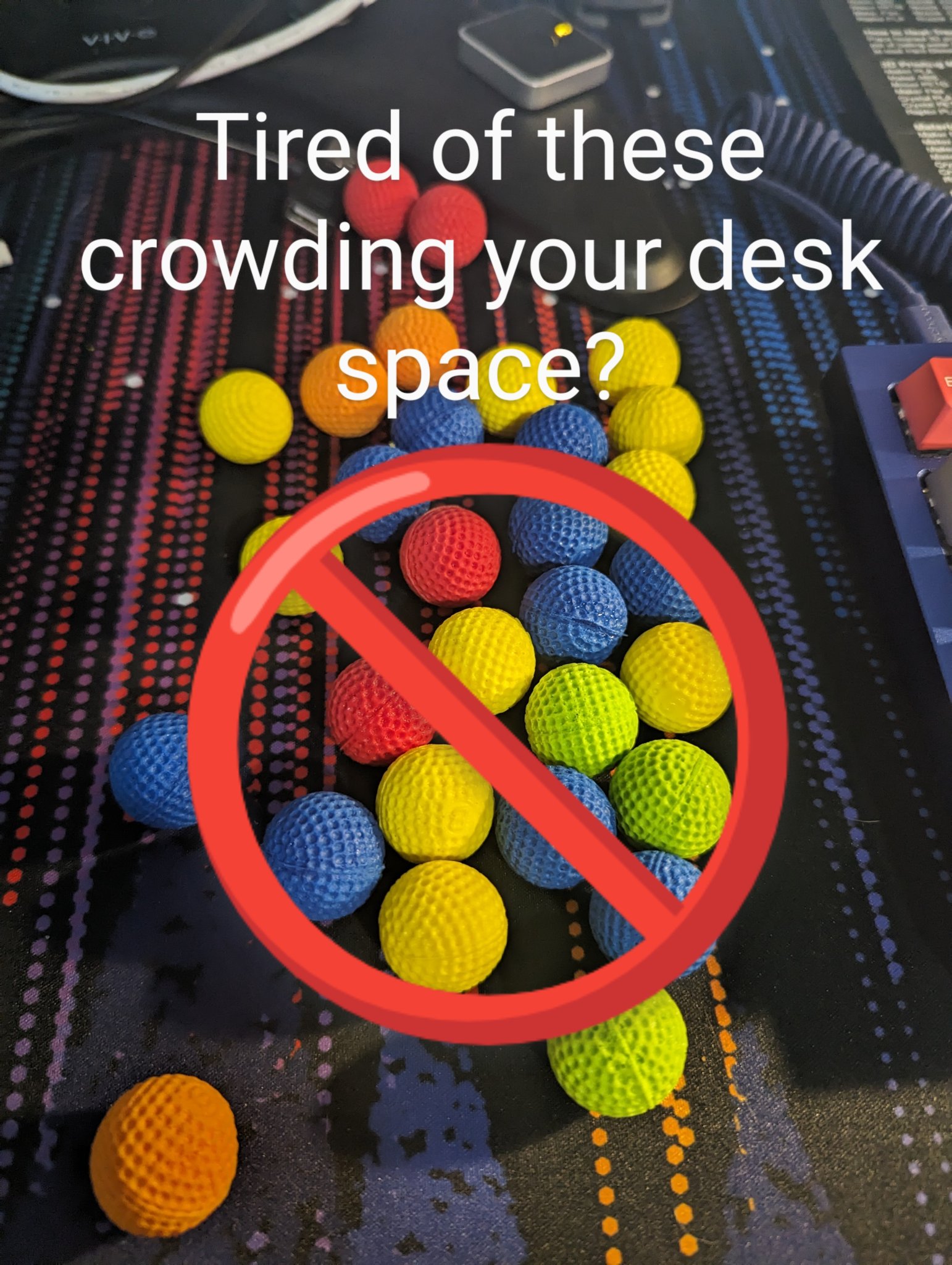 Giá đỡ cổ tay hình lục giác Nerf Balls