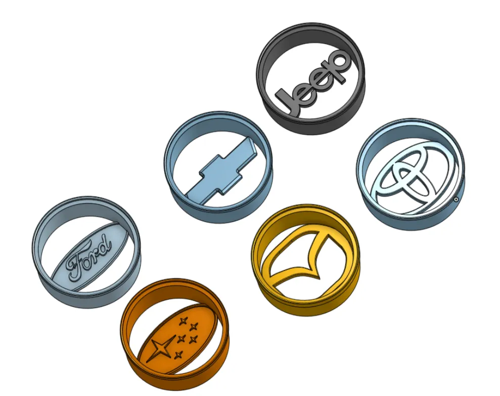 Đế lót ly hình logo xe hơi cho quà tặng