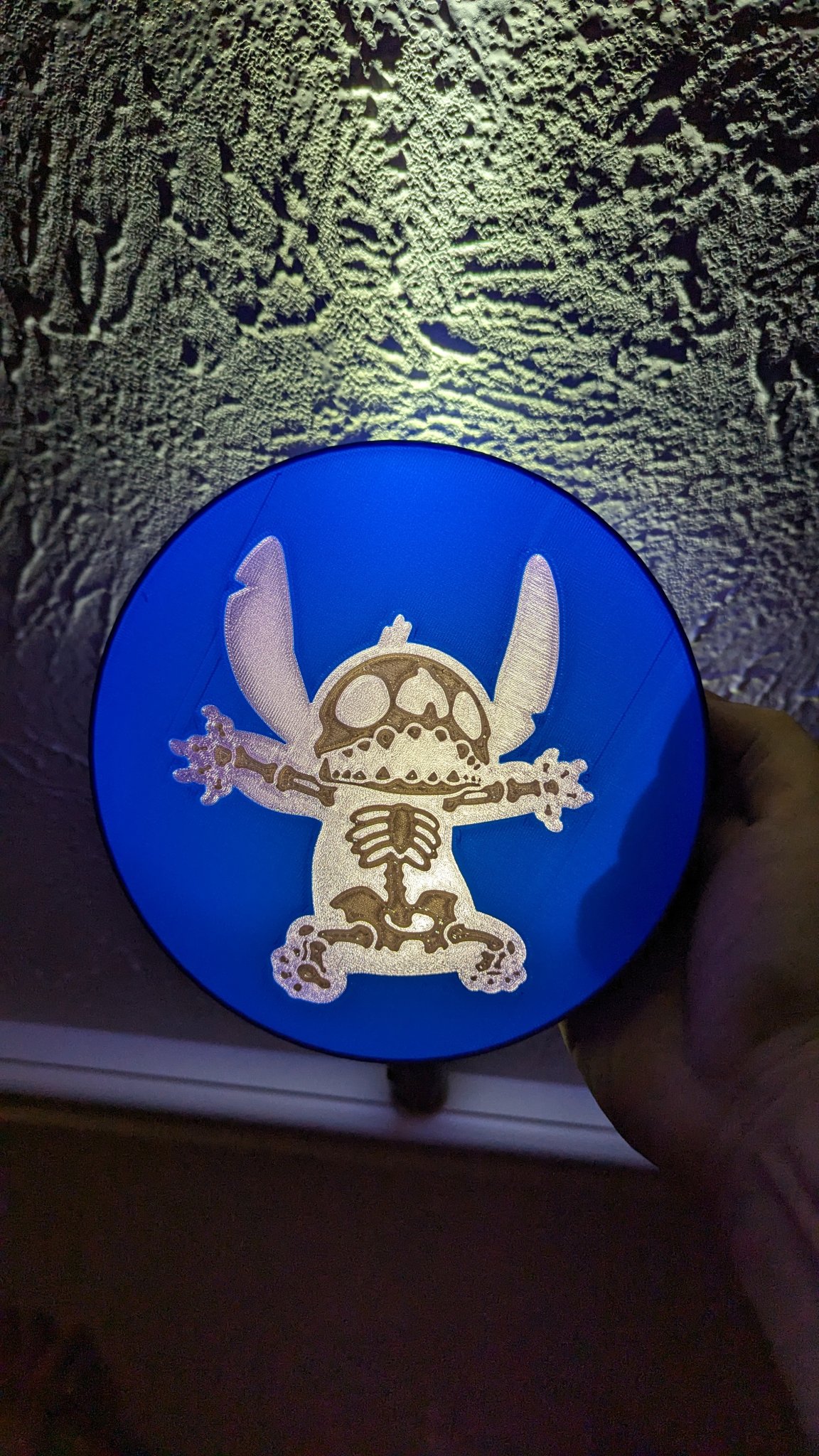 Hộp đèn khung xương hoạt hình Stitch