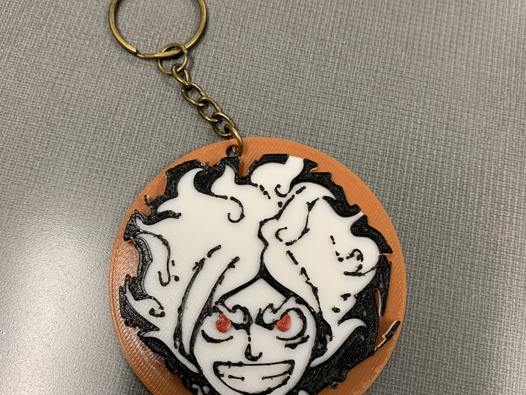 Mô hình keychain Luffy Gear 5 phong cách anime