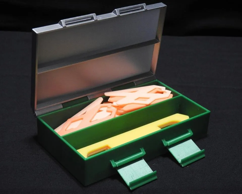 Hộp bản lề filament tùy chỉnh với tùy chọn chốt kép