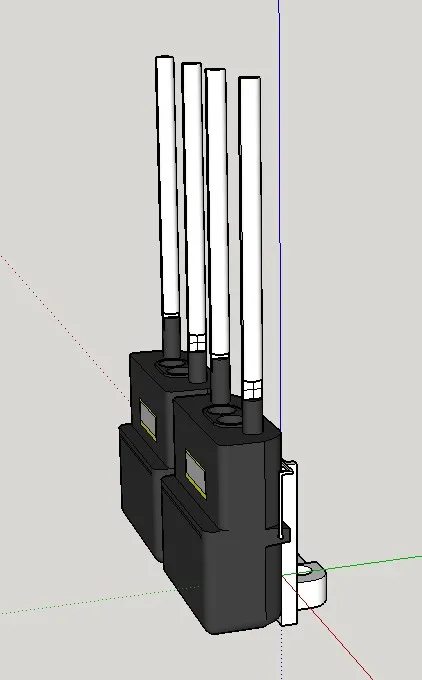 Giá đỡ cho 2 bộ thu âm Sony trên giá máy quay không gương