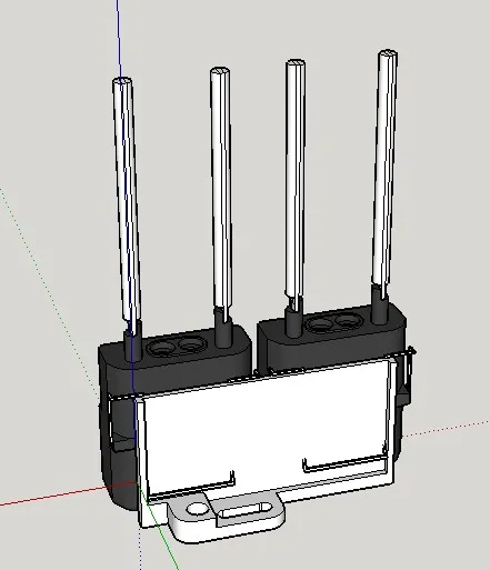 Giá đỡ cho 2 bộ thu âm Sony trên giá máy quay không gương