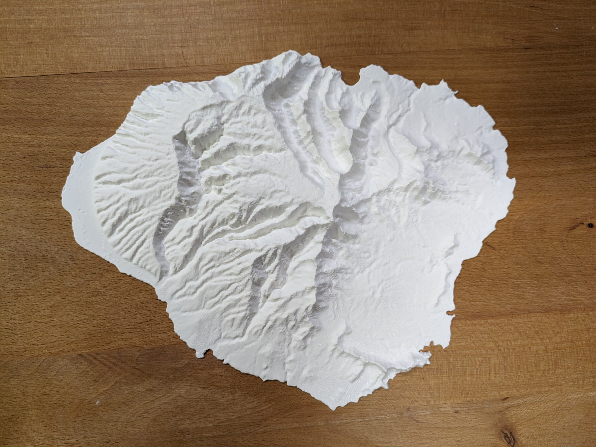 Bản đồ địa hình đảo Kauai, Hawaii