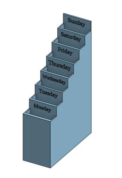 Giá đỡ phân loại văn phòng với lịch hàng ngày
