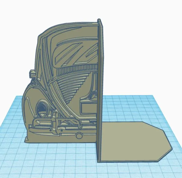 Giá đỡ sách hình nửa xe VW Bug