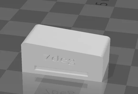 Khối gạch lệch 7 độ mở rộng cho dây đeo lớn