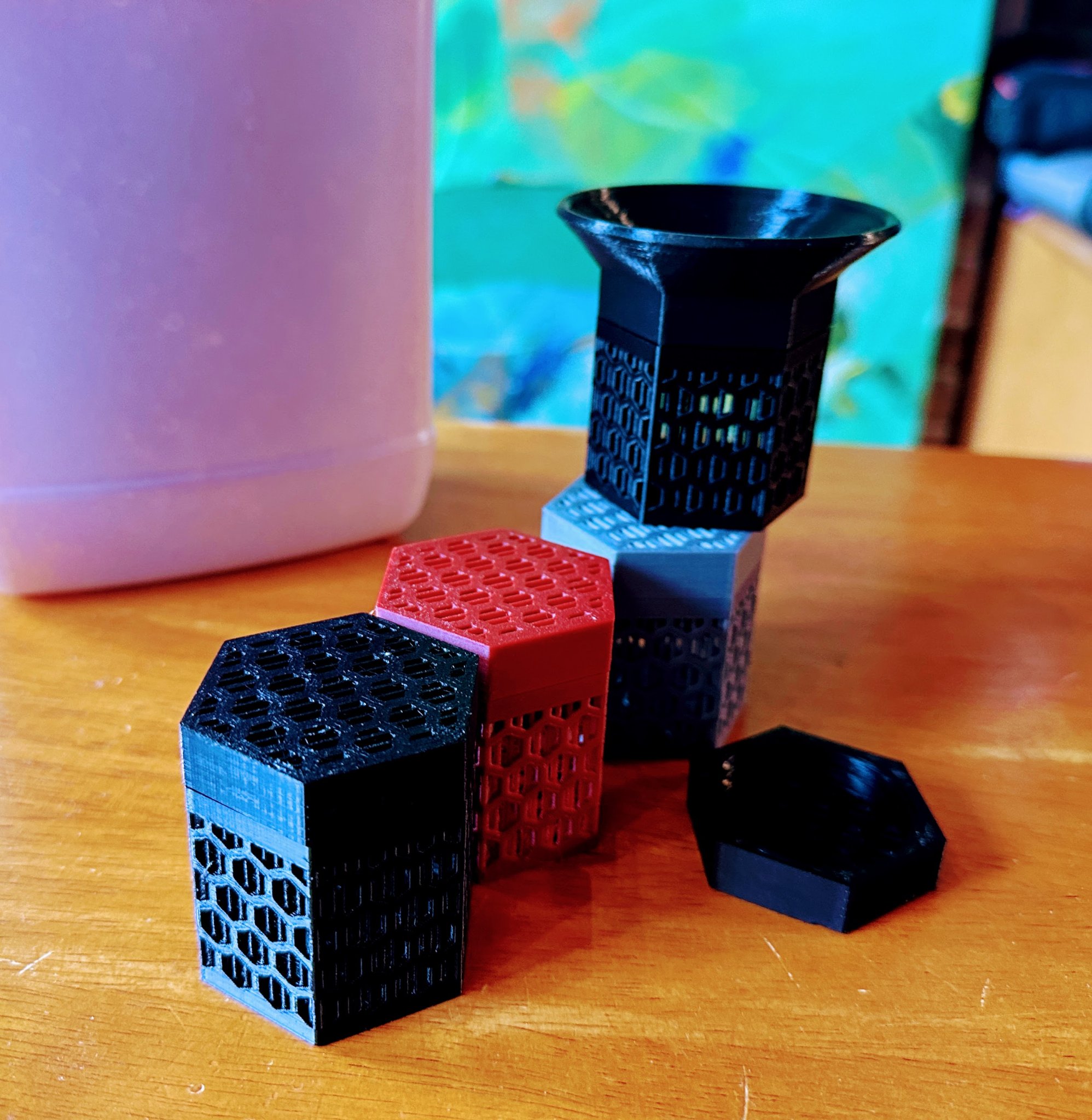 Hũ hút ẩm HEX Silica giữ cho filament luôn khô ráo