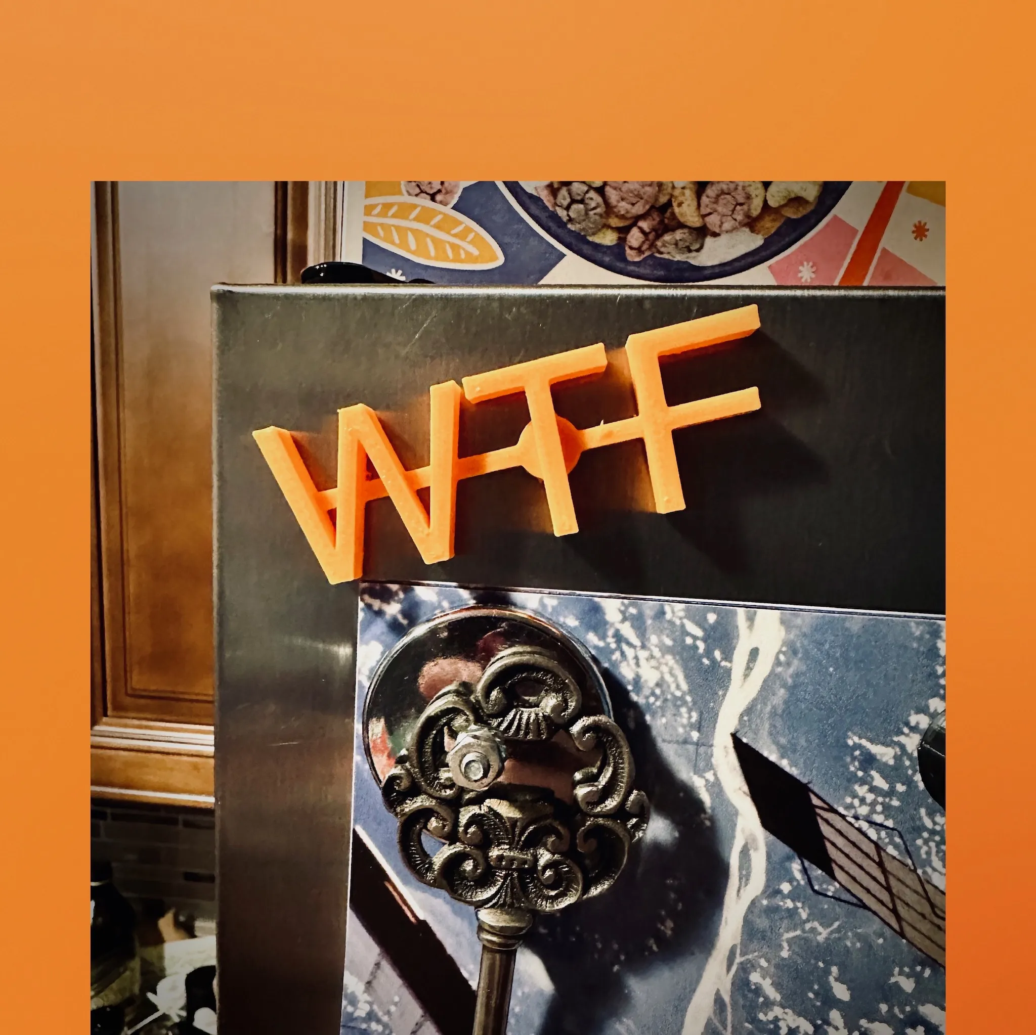 Nam châm tủ lạnh WTF in nhanh đơn giản