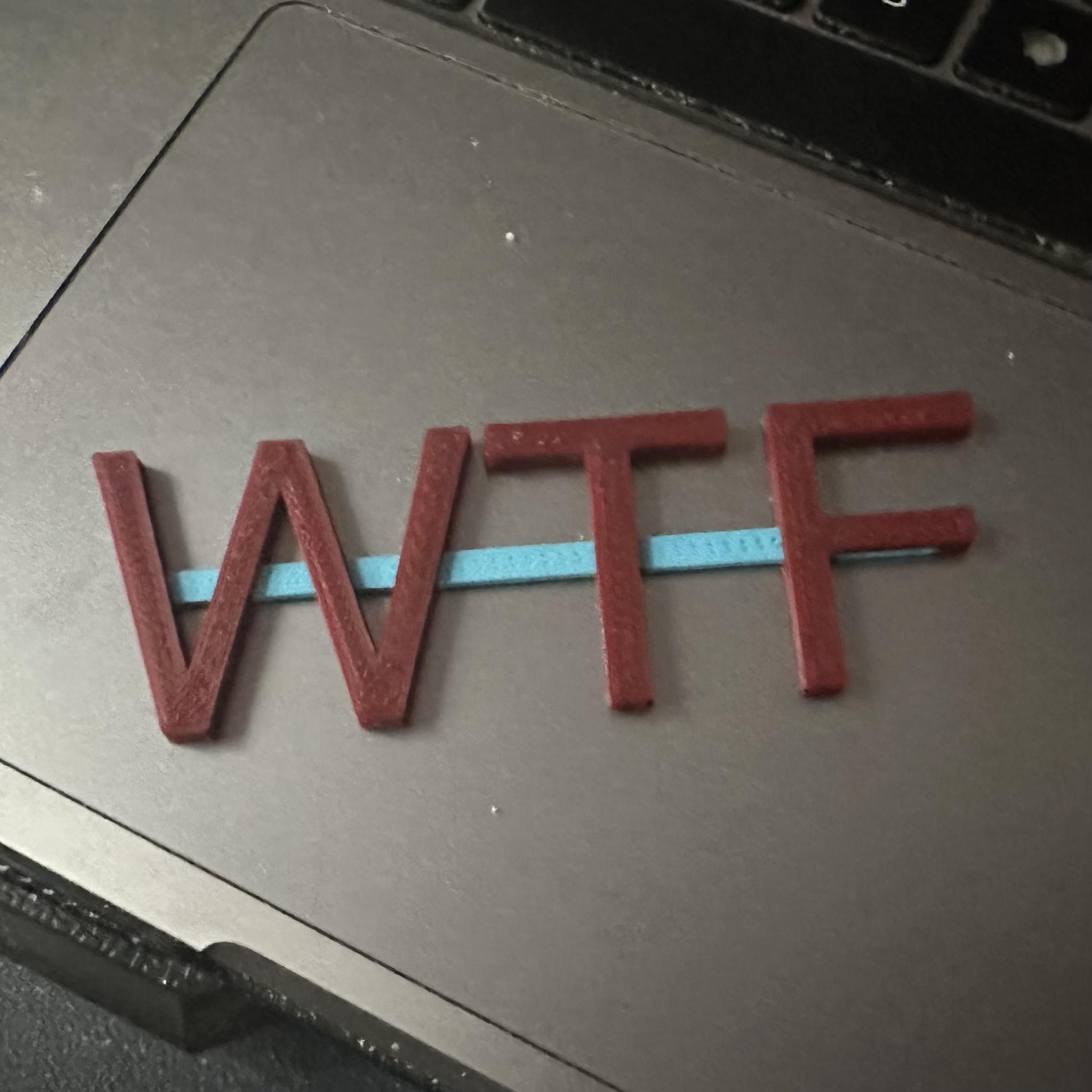 Nam châm tủ lạnh WTF in nhanh đơn giản