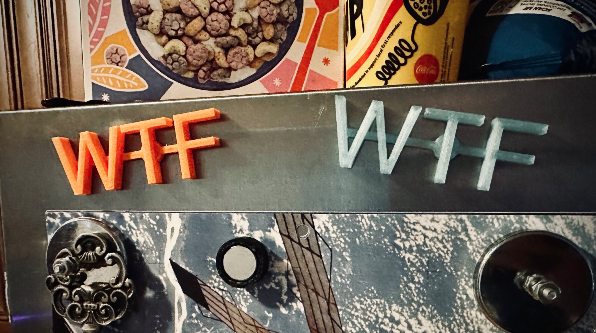 Nam châm tủ lạnh WTF in nhanh đơn giản