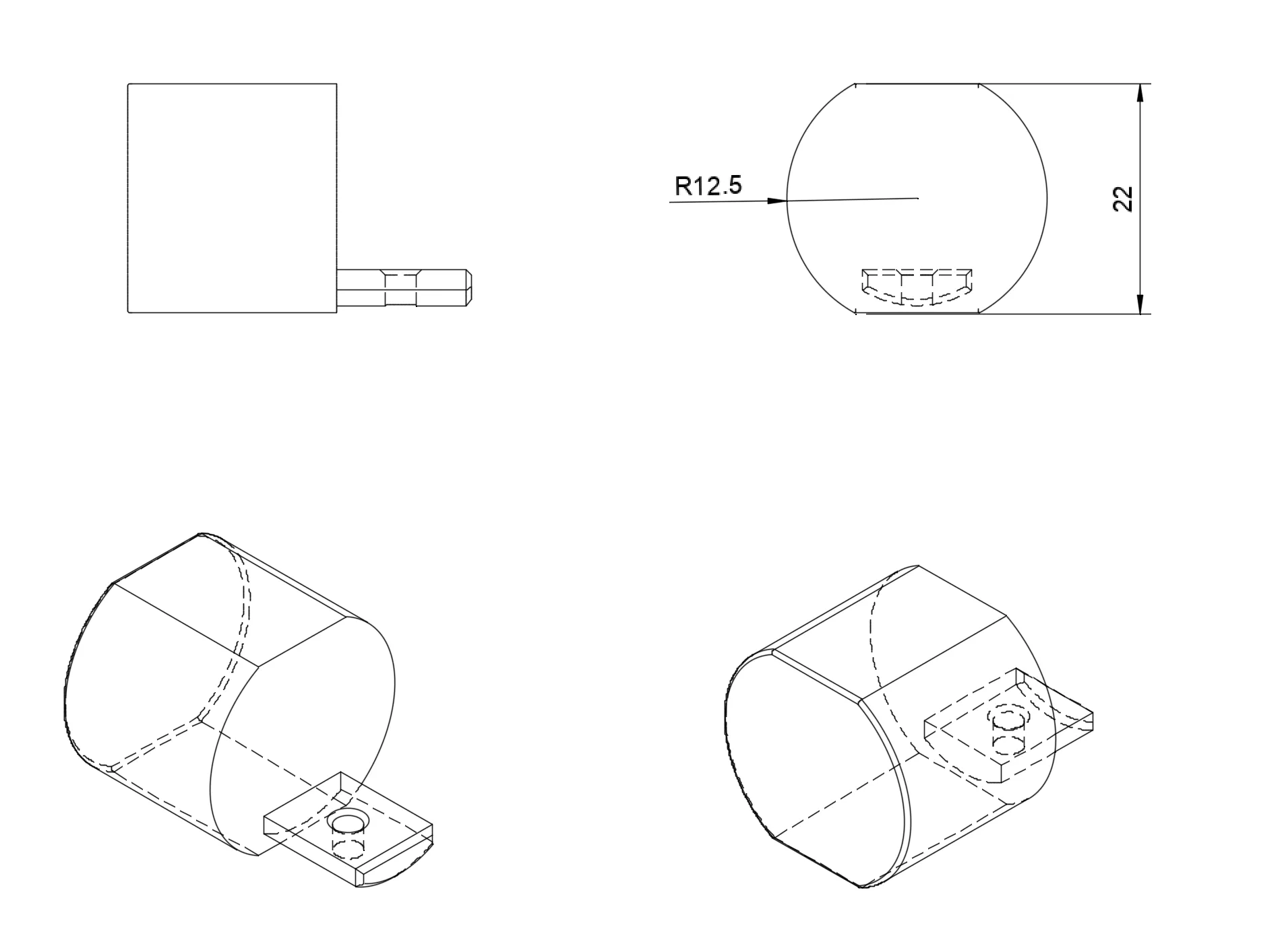 Đầu dừng cho rèm cửa