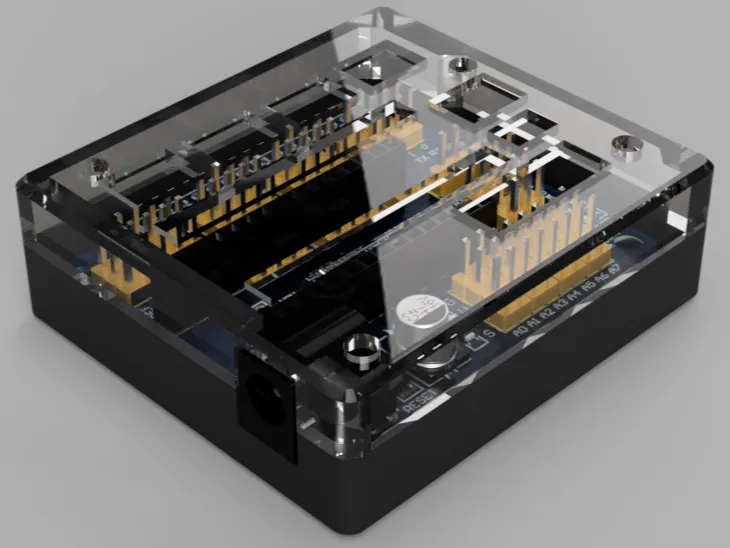 Vỏ case cho Arduino Nano và bảng mở rộng