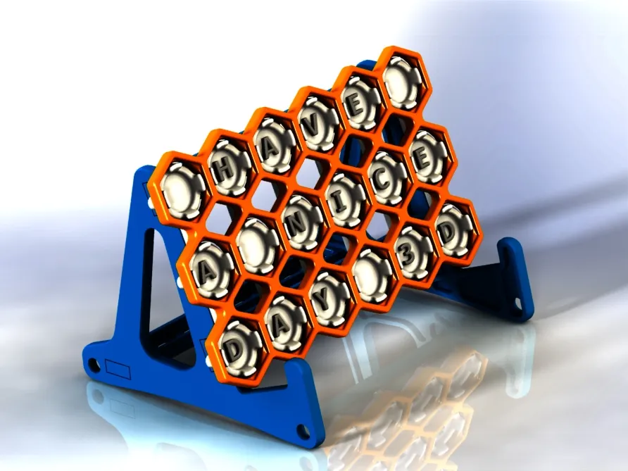 Giá đỡ điện thoại với lời chúc ngày tốt lành