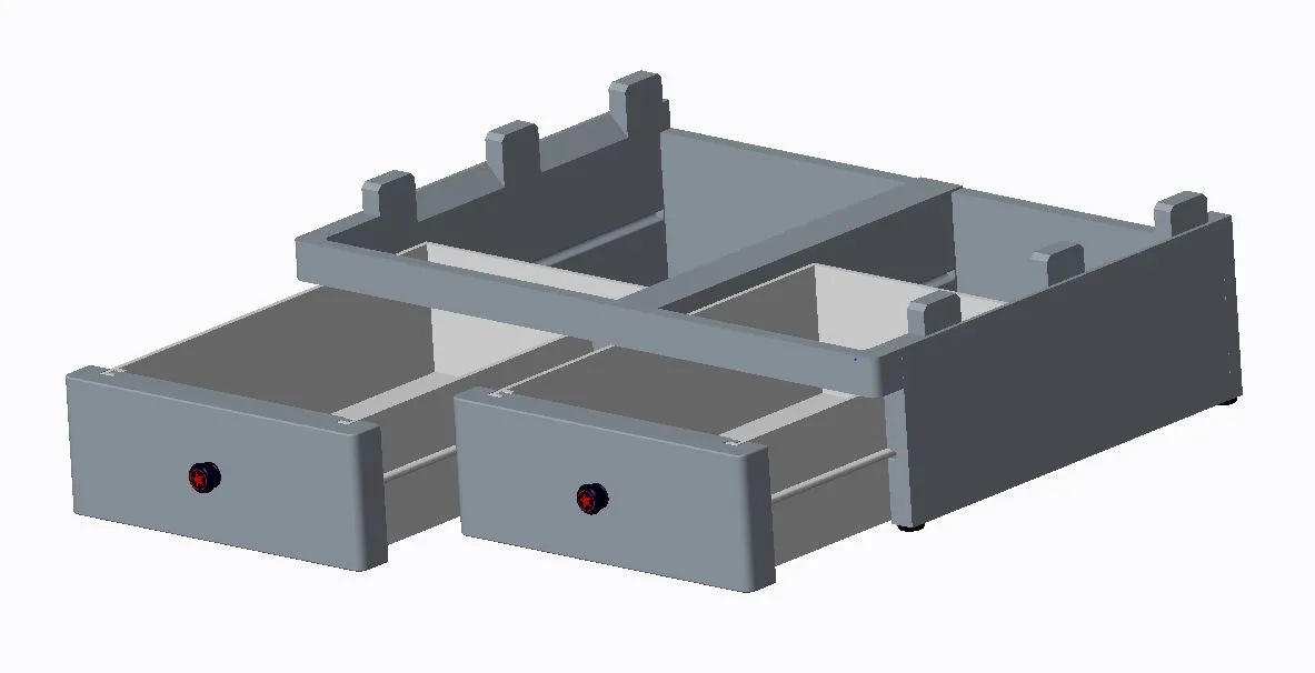Giá đỡ ngăn kéo Bambu AMS cho máy in 3D