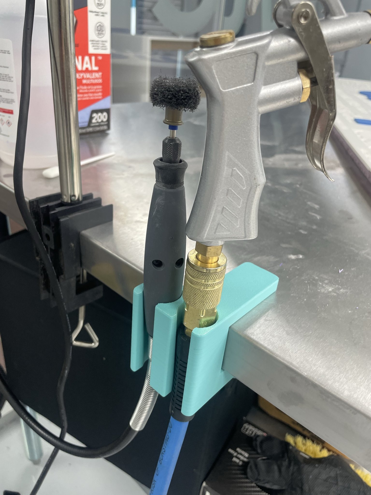 Giá đỡ bàn vít cho súng hơi và tay cầm trục linh hoạt Dremel