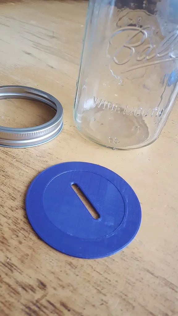 Nắp đậy khe cho lọ Mason miệng rộng