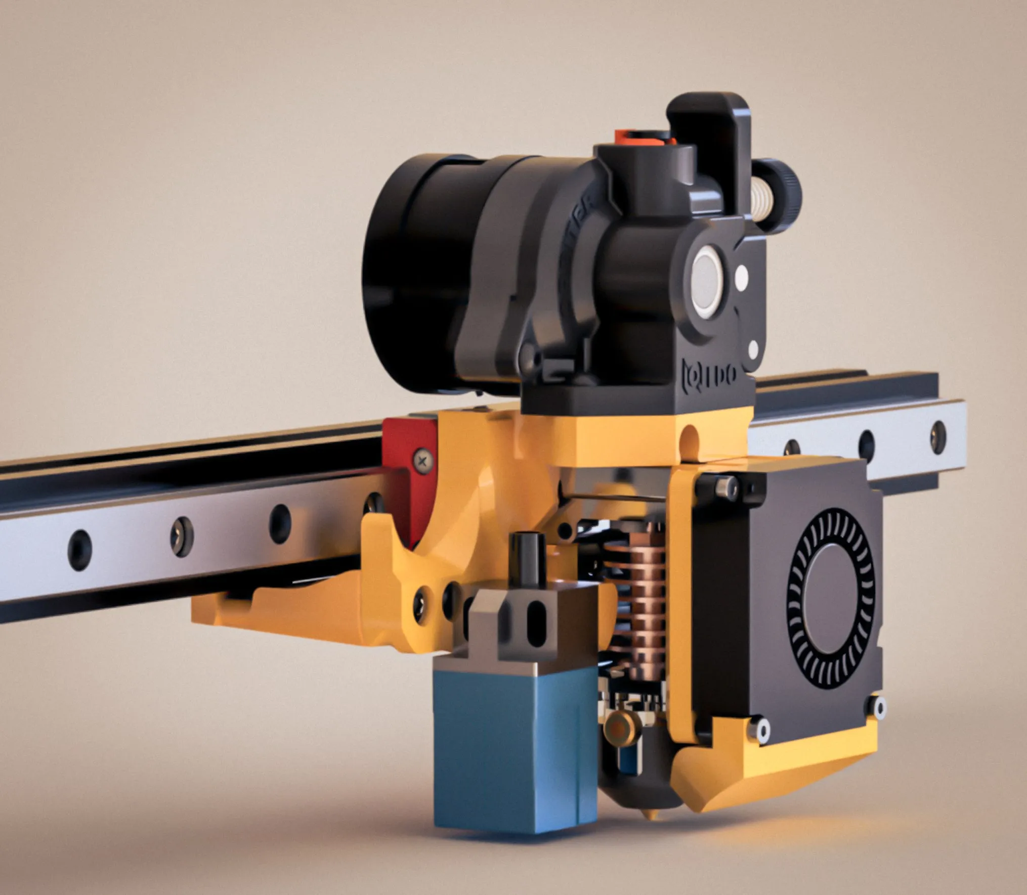 Bọc cho DropEffect XG hotend, extruder orbiter 2.0, ray tuyến tính - end...