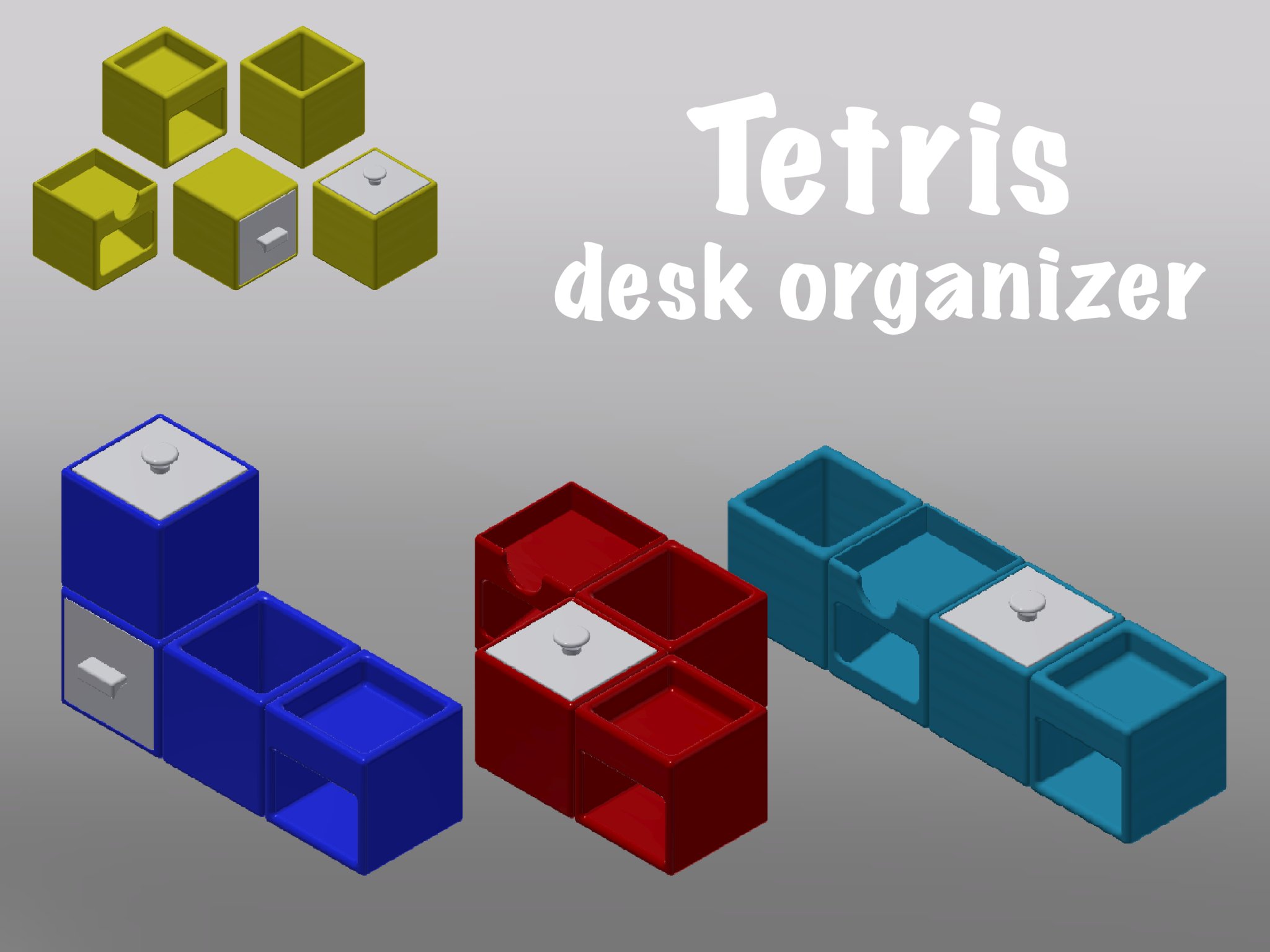 Giá đỡ bàn làm việc Tetris đa năng