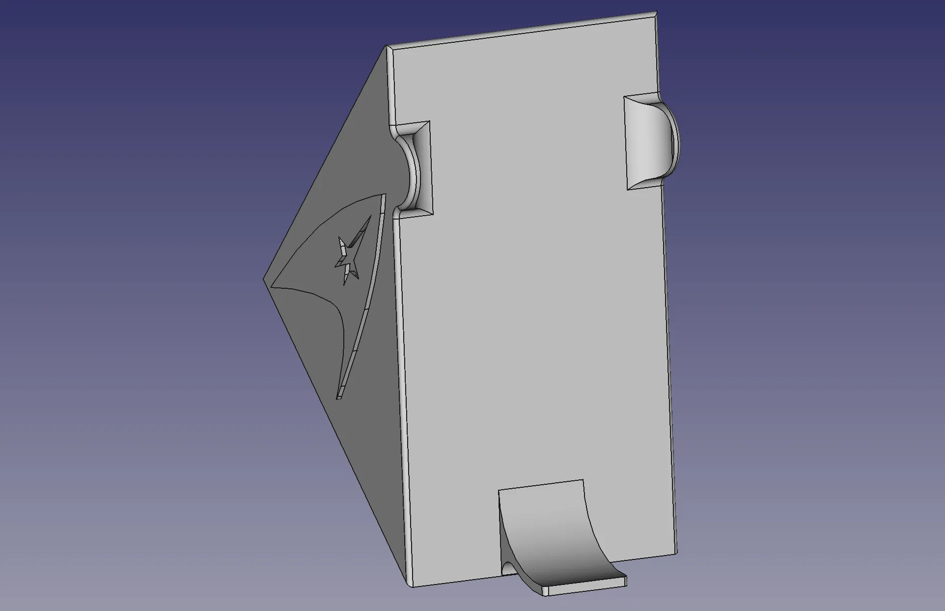 Giá đỡ giao tiếp Star Trek TOS phong cách tối giản